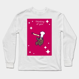 Thinking of You - Baker Sloth Long Sleeve T-Shirt